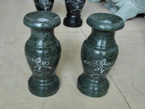 20cm natural blue stone vase town house evil evil wind water Cemetery ornaments Huian stone stone lion factory direct sales