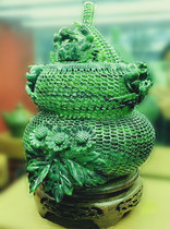 Wine Springs Night Light Cup Wushan Mandarin Yuanyang Yuanyang Yuanyang Yuanyu Gansu Jade Jade Carving the Eight Fang Lies to the Flu