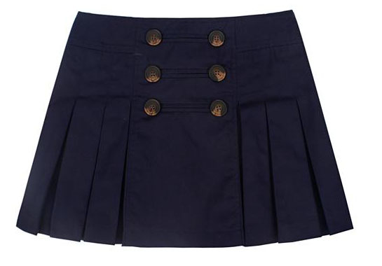 Shanghai Fudan High School girls 100 plexant short skirts