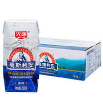 Bright Moslian milk produced in June original 200g*24 boxes full box gift box Longevity village flavor old yogurt