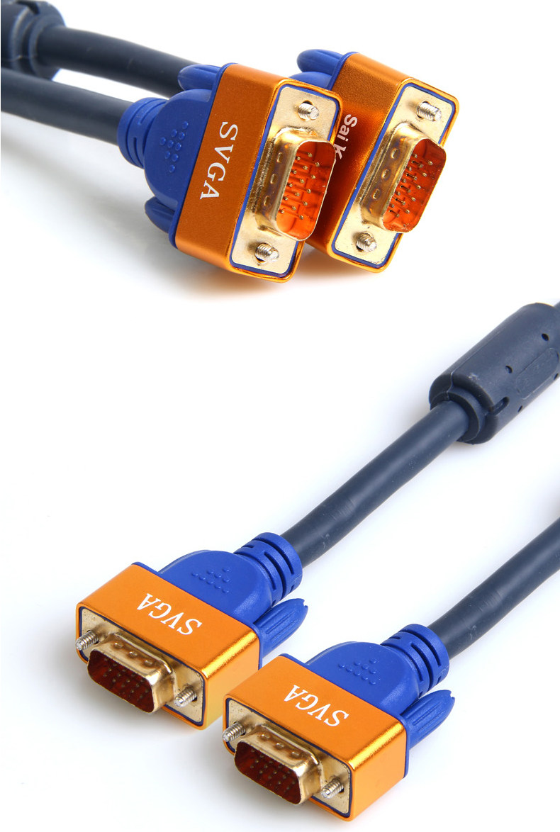 saikang vga线高清3 9电脑电视连接线显示器数据线延长线3/5/10米
