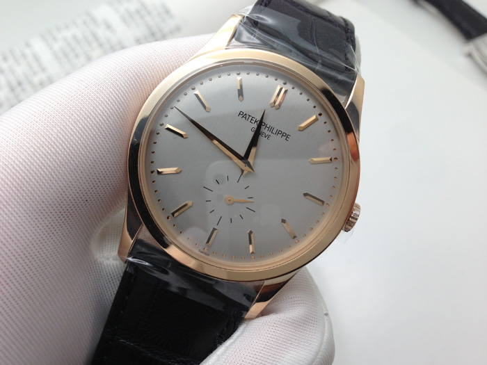 百达翡丽古典表系列5196r 玫瑰金 小三针 自动机械