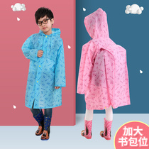 Childrens raincoats boys and boys girls with schoolbags school kindergartens primary school students waterproof ponchos