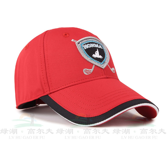 Red horse golf hat men and women honma hat summer sun hat ຫມວກກອຟປ້ອງກັນແດດໂດຍບໍ່ເສຍຄ່າ