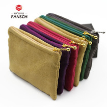 High-grade handmade mobile phone bag coin purse jewelry bag Flannel bag Zipper bag Small bag storage bag