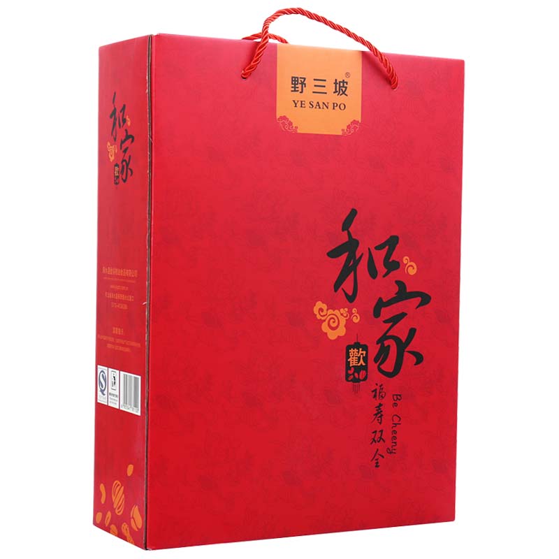 野三坡_年货礼盒1500g零食干果每日坚果果干大礼包6袋 鸿运装产品展示图4