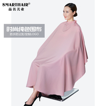 Summer thin cloth hair salon special head cutting barber shop high-grade waterproof non-stick hair hairdressing custom logo
