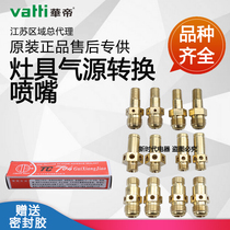 Huadi gas stove B317ABCD 10029 10007 BH806A Liquefied gas natural gas conversion nozzle