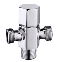 German contemporary bathroom high-end three-way angle valve double water discharge water splitting 10% 2-out triangle valve