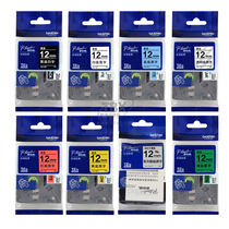 brothers TZe-132 Transparent red letter 12mm label printer color belt paper original