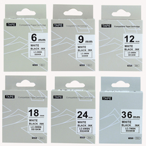 Pu-paste SS9KW 9mm transparent black word 9 12 18MM is suitable for SR230CH printing paper