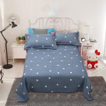 Pro-skin-bed bedding All cotton mill wool single beds Children thickened student Dormitory Home Bedsheets Jane about cute