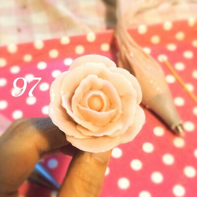 韩国97 116 117 118 119 号裱花嘴 卷边玫瑰康乃馨皱褶波浪花嘴