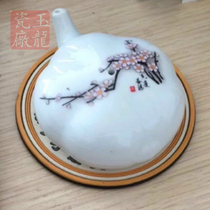Jingdezhen Ceramic Blue and Flower Water Drop Stationery Ceramic Crafts Small Drip Water Bottle Painting Art Students