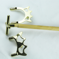 American snooker billiard table with triangle hook Copper elevated cross low fork billiards l frame rod supplies accessories