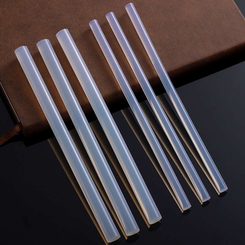 高粘度热溶胶棒胶条家用手工塑料小号7mm棒棒胶11mm电容胶棒