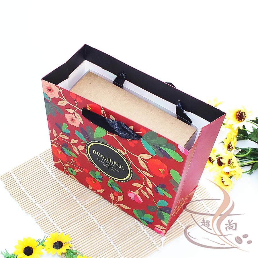 national wind gift bag dream flower gift bag handbag paper bag