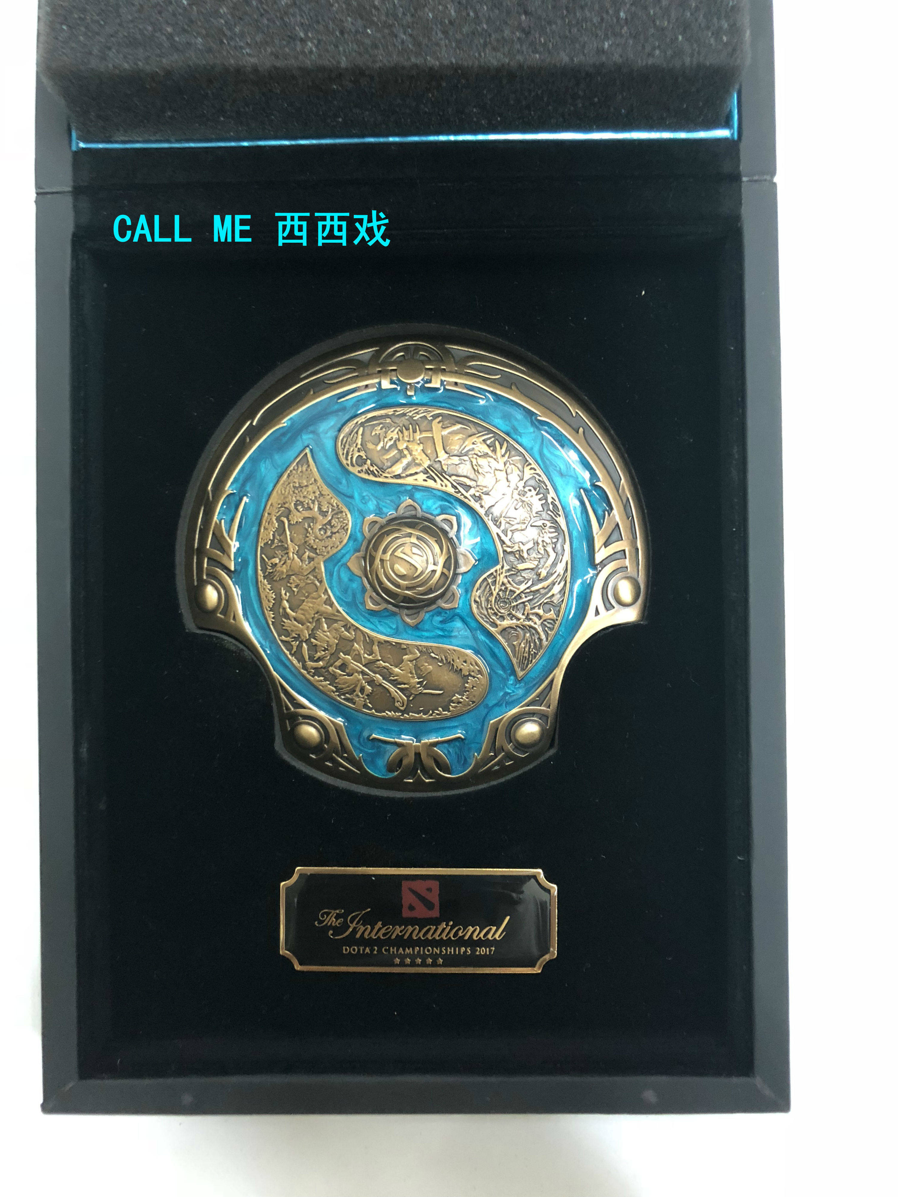 dota2官方正版周邊 ti7冠軍盾不朽盾 ti7千級本子紀念品 收藏佳品