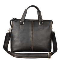 The first layer cowhide vintage mens bag briefcase computer handbag Crazy Horse leather large capacity shoulder bag crossbody backpack men