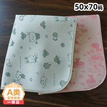 Micro-defect treatment three-layer breathable sandwich diapers waterproof sheets a set of two