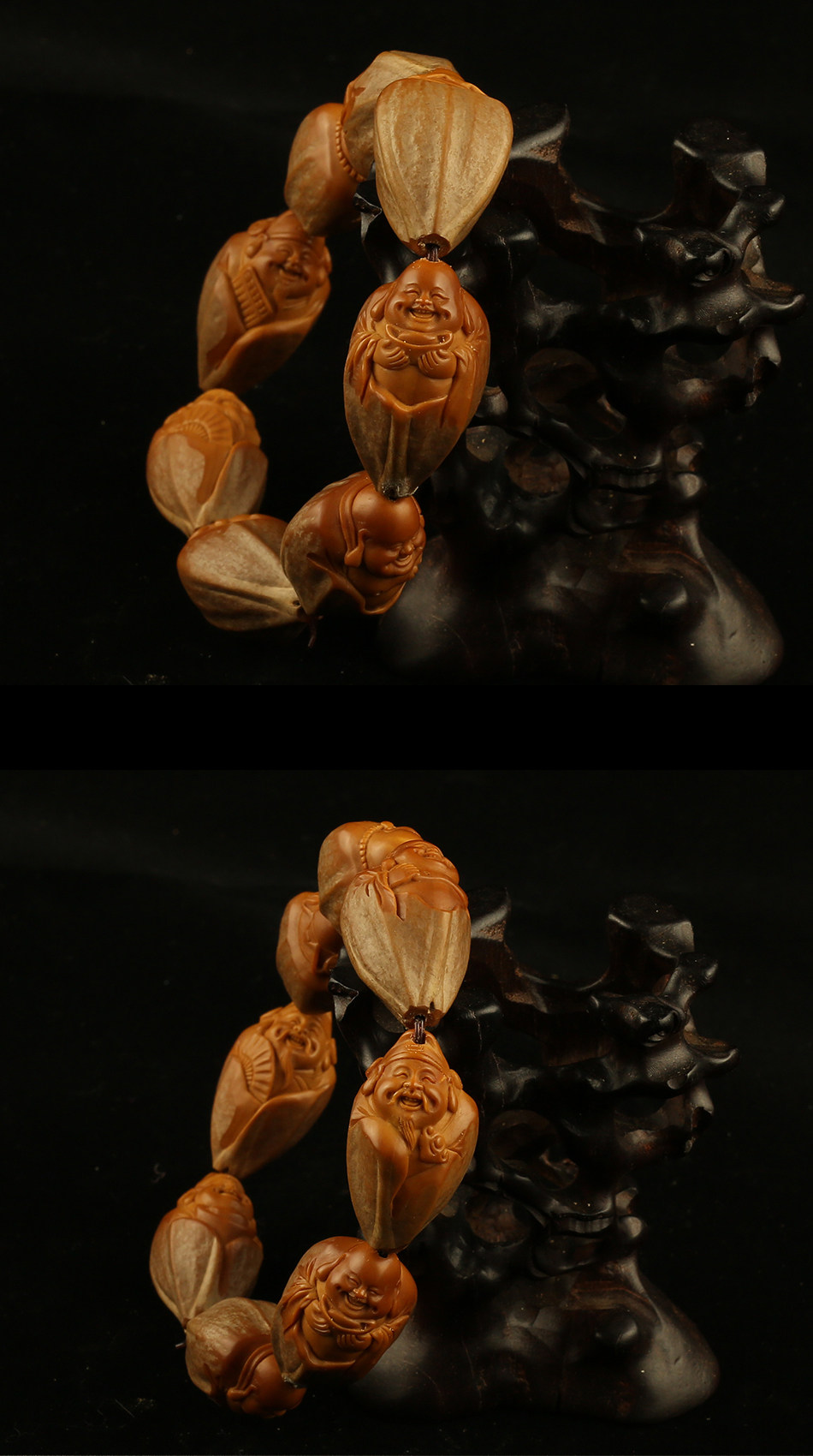 核雕作品《和气生财》春毅核坊臻品收藏