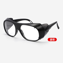 Flat glass mirrors windproof mirrors all-glass lenses full-frame glasses spray-on fully enclosed welding eyes transparent
