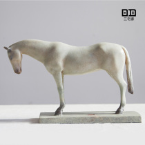 Cao Yun sculpture artist of Tsinghua University works of Qingmao sculpture artwork ornaments Chinese horse ornaments