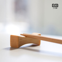 Sanzhai home wooden simple wood chopsticks frame creative chopsticks frame educational toy Pen Holder