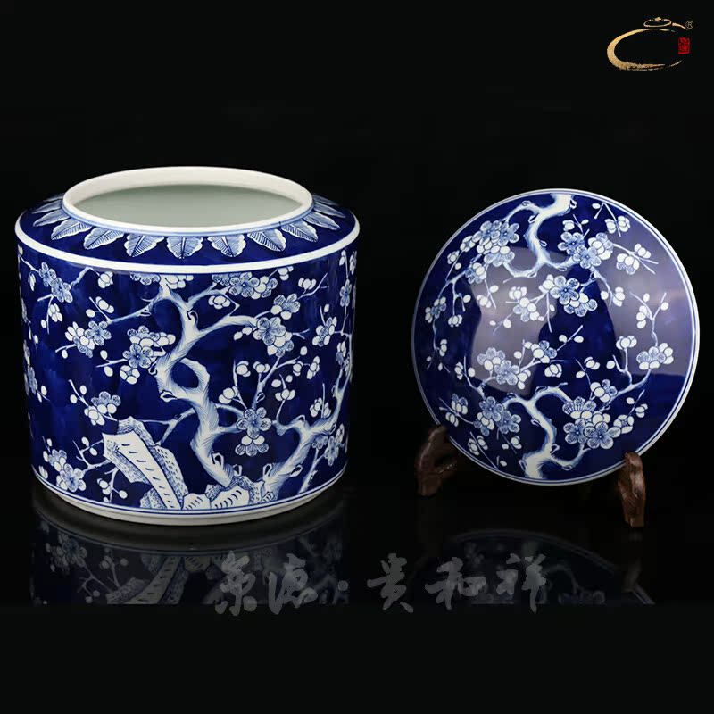Beijing DE and auspicious jingdezhen ceramic POTS checking full color may caddy fixings household business gifts store POTS