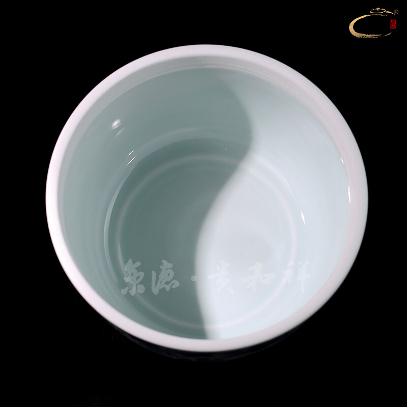 Blue and white recent jing DE and auspicious ceramic tea pot pot jingdezhen checking ceramic POTS