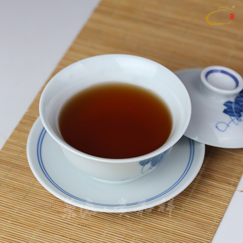 And auspicious tureen jingdezhen ceramic tea set three cups to make tea cup large bowl kunfu tea bowl hand grasp pot