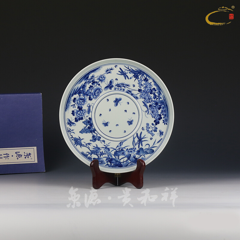 Beijing 's guests cheung kung fu tea set of jingdezhen hand - made ceramic gifts all hand girder pot pot of a complete set of groups