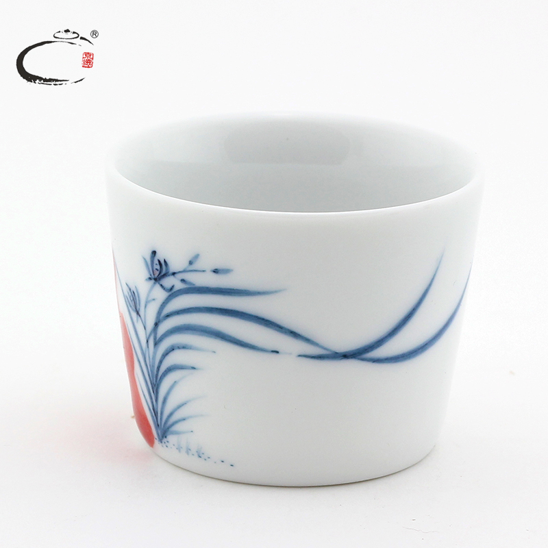 Guests cheung kung fu tea set of jingdezhen up porcelain set group youligong HongSi gentleman 's masters cup gift boxes