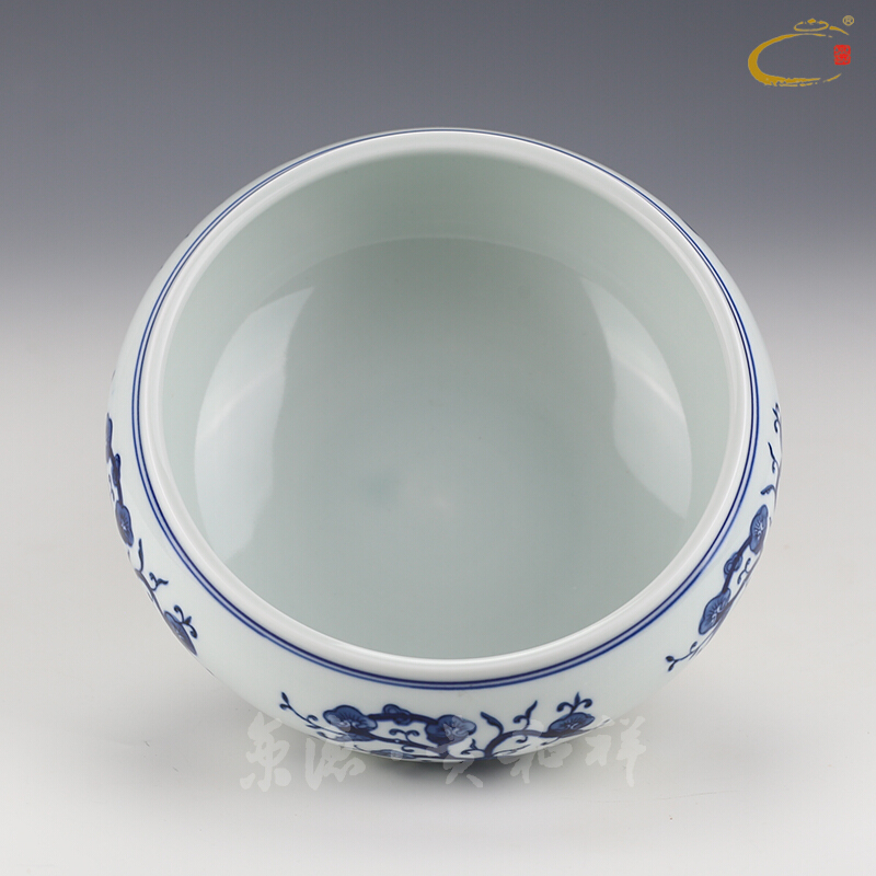Jing DE and auspicious manual hand - made porcelain wash to ganoderma lucidum jingdezhen large kung fu tea tea tea accessories