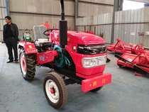 Weifang single cylinder small four-wheel 28 horse power tractor trencher transport type small tow direct sales 15053633705