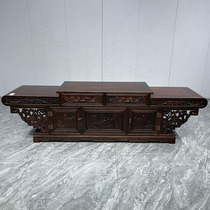 Mahogany furniture Big Red and sour branch TV cabinet cross-toed Dalbergia video cabinet mahogany TV cabinet Yimu Xianju
