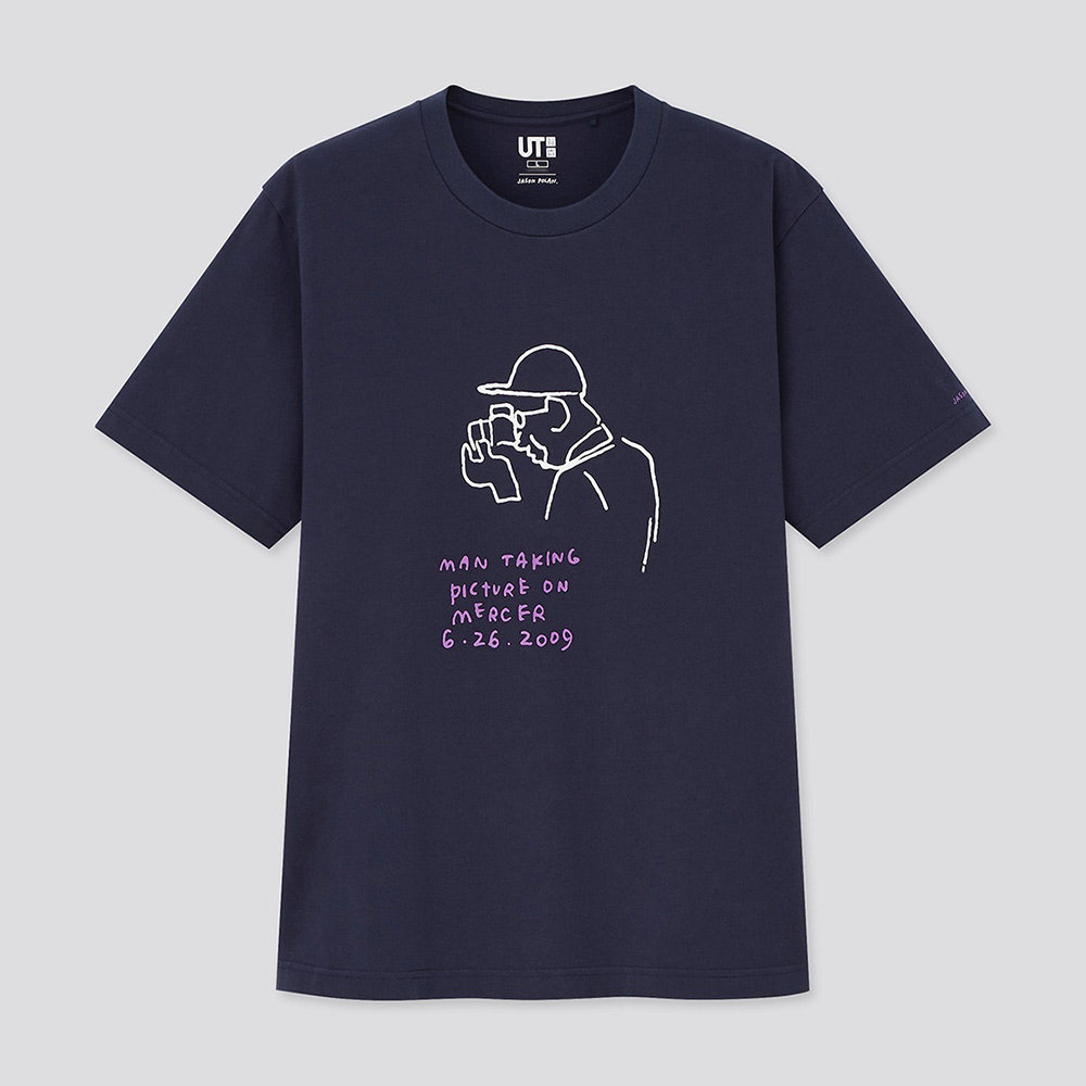 优衣库 男装/女装 (ut) jason polan印花t恤 437285 uniqlo