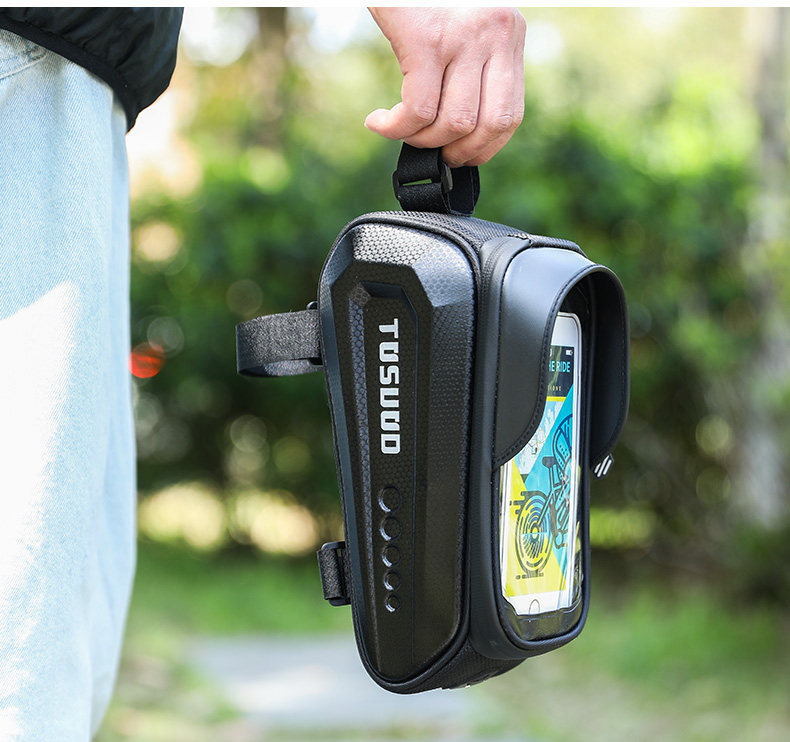 硬壳防水自行车包前梁包横梁上管包手机包山地公路车单车骑行装备