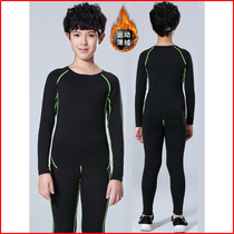 Child tight clothes training clothes boy hit bottom basketball sports suit autumné warm womens soccer jersey