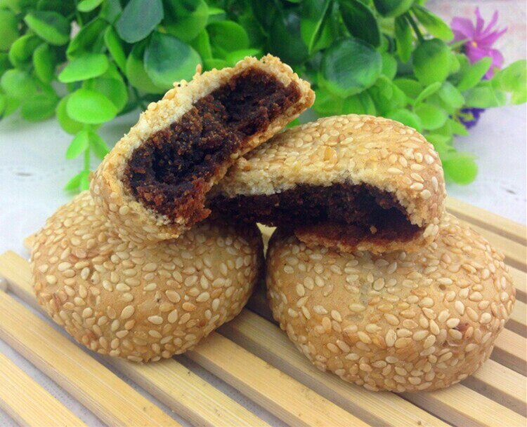 上海老城隍庙小吃 【泰康金鸡】 老上海麻饼 芝麻饼