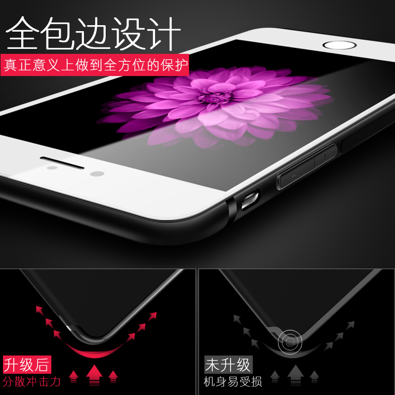 iPhone6手机壳苹果6plus硅胶软壳6s磨砂透明全包男女款防摔保护套产品展示图1