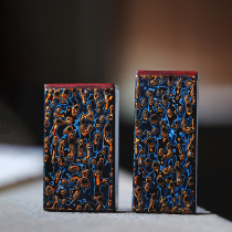 Blue Great Lacquer Cigarette Case India Small Leaf Purple Sandalwood Tobacco Box Red Wood Mens Clothing Portable Tailor Made Boyfriend Gift 0042