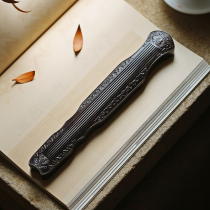 Guqin Line Incense Burner Purple Light Sandalwood Box Fragrant barrel Box Fragrant Scent box Incense Box Red Wood with Incense Stick 1424