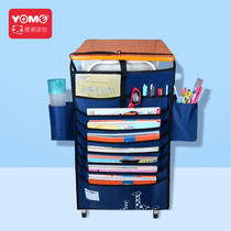 YOME student desk hanging book bag Multi-function adjustable book hanging bag thickened students and high school students large capacity tutoring bag