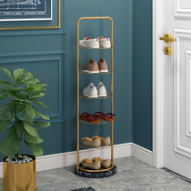 Simple entrance Marble shoe cabinet Household narrow indoor good-looking economical multi-layer small shoe shelf storage artifact