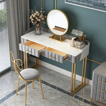 Light luxury dresser Bedroom Modern simple storage cabinet One-piece small apartment Nordic makeup table Net red ins wind
