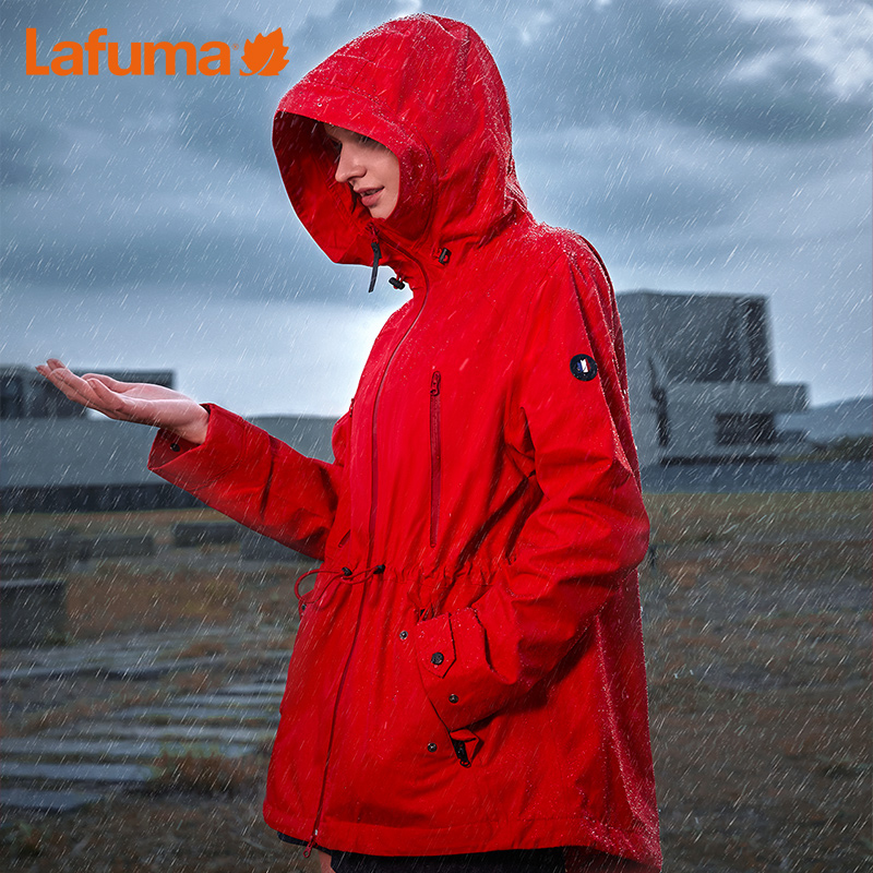 LAFUMA乐飞叶户外秋冬防风防水冲锋衣夹克女中长外套LFJA9CS66 LAFUMA乐飞叶户外秋冬防风防水冲锋衣夹克女中长外套LFJA9CS66