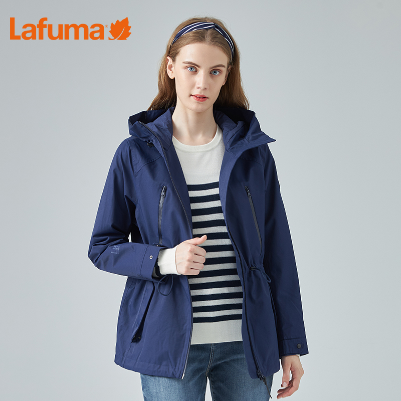 LAFUMA乐飞叶户外秋冬防风防水冲锋衣夹克女中长外套LFJA9CS66 LAFUMA乐飞叶户外秋冬防风防水冲锋衣夹克女中长外套LFJA9CS66