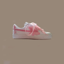 Shanghai Huili hand-painted Xiangyun tender powder four-leaf clover canvas shoes graffiti Clover explosion skateboard shoes tide