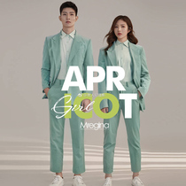 2020 new studio theme clothing Travel wedding photography Couple photo suit photo color suit suit